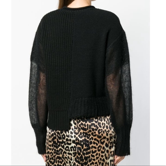 Alexander Wang Wool + Mohair Black Sweater - Picture 4 of 8